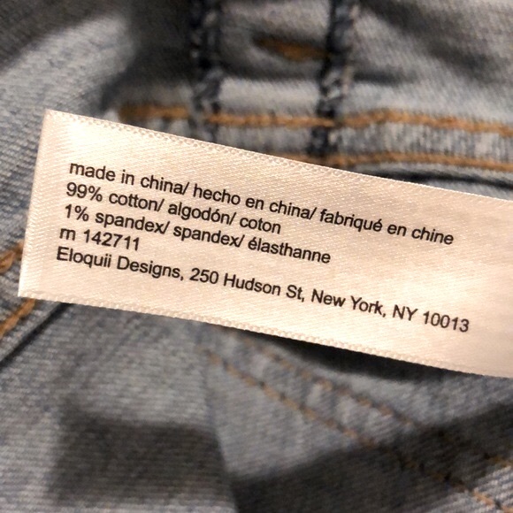 Eloquii Elements Distressed Girlfriend Jean - Picture 12 of 13